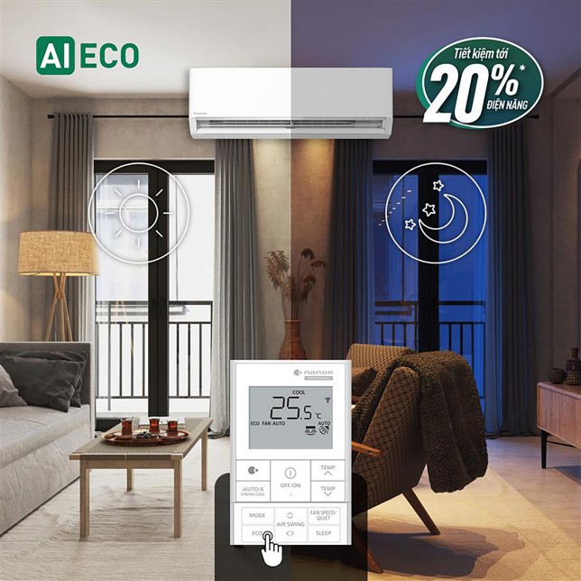 Điều hòa Panasonic 12000btu CU/CS-XZ12BKH-8 - 2 chiều inverter